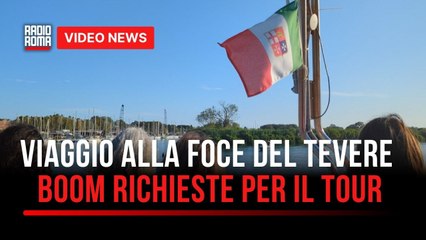 Ostia Antica, boom richieste per tour gratis in battello alla foce del Tevere