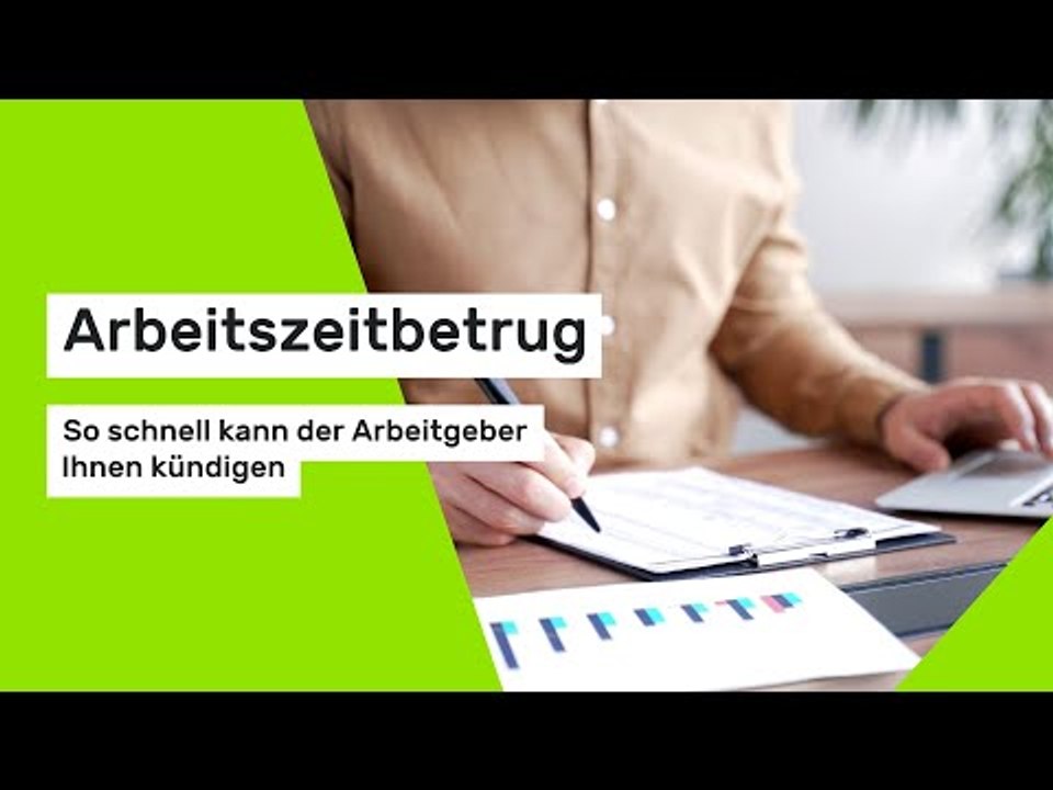 Arbeitszeitbetrug: So schnell kann der Arbeitgeber Ihnen kündigen