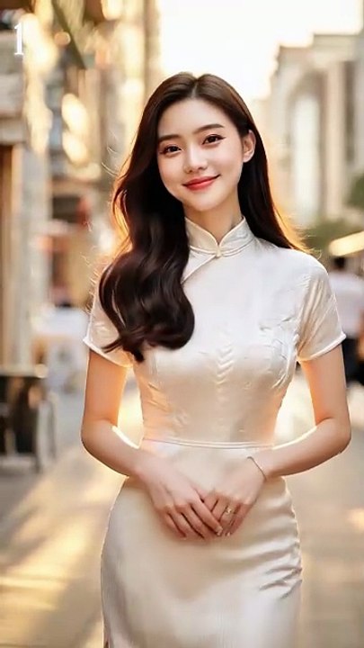 街拍美女 24 | 4K AI美女街頭時尚 | Beautiful Asian Girls Street Fashion Lookbook #shorts #aigirl