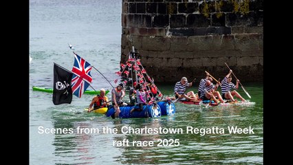 Scenes from the Charlestown Regatta Week raft race 2025