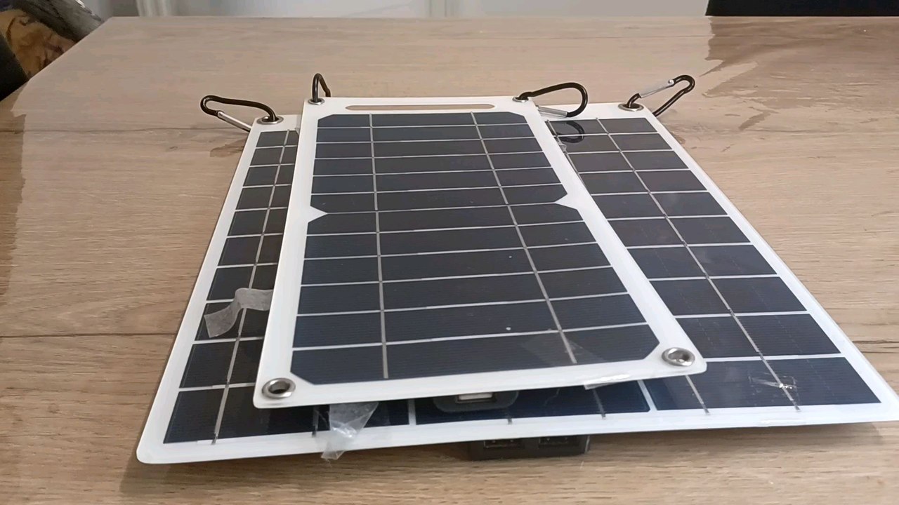 Panneaux solaires nomade 😂
