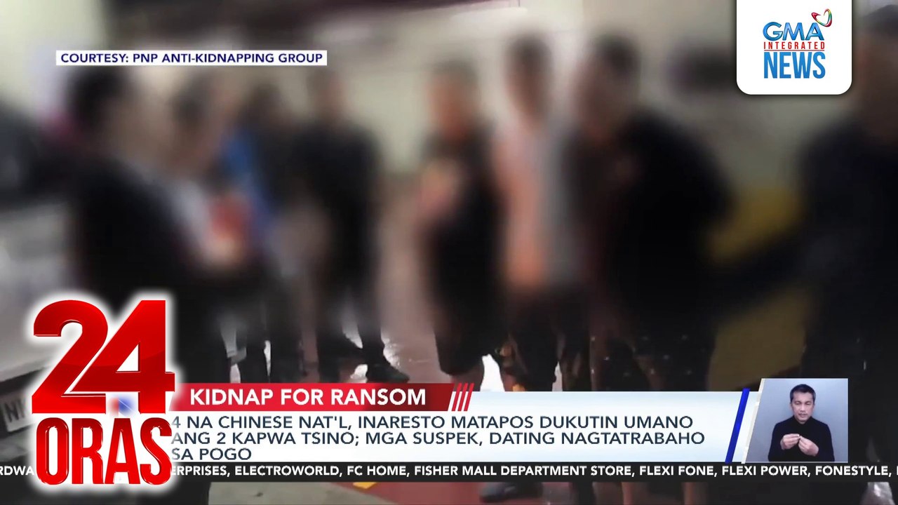 4 na Chinese nat'l, inaresto matapos dukutin umano ang 2 kapwa TSino; mga suspek, dating nagtatrabaho sa POGO | 24 Oras