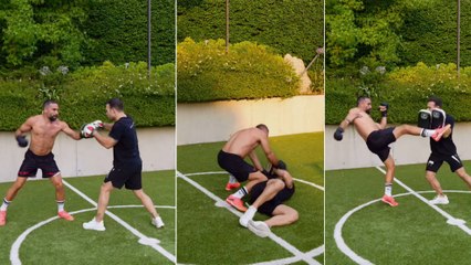 Carvajal se cambia a las MMA y muestra que está como un toro