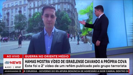 Hamas divulga vídeo de refém israelense cavando a própria cova
