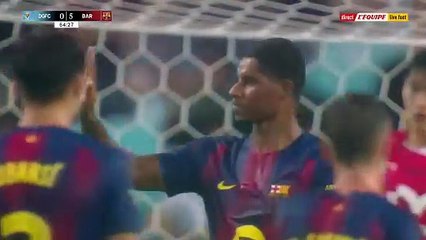 Le premier but de Rashford avec le Barça - Foot - Matches amicaux