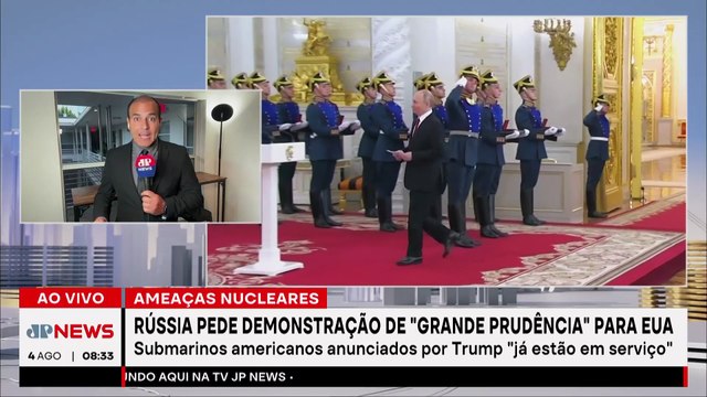 Kremlin pede prudência a países em meio a ameaças nucleares