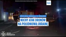 Ataki dronów na Odessę i Dniepropietrowsk: kilku rannych, w tym niemowlę