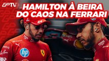 CHILIQUE DE HAMILTON NA FERRARI É INÍCIO DO FIM DA PARCERIA NA F1