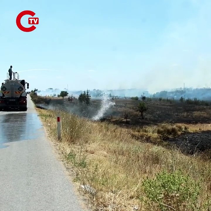 Kırklareli'nde anızlık alanda çıkan yangın ağaçlık alana sıçradı: Avrupa otoyolu ulaşıma kapandı