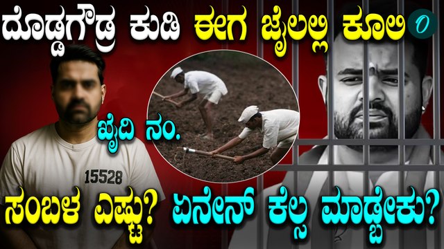 Prajwal Revanna Kaidi Number 15528 ಮಾಜಿ ಸಂಸದ ಪ್ರಜ್ವಲ್ ರೇವಣ್ಣ ಜೈಲಲ್ಲಿ ಈಗ ಕೂಲಿ! ಒಂದು ದಿನದ ಸಂಬಳ‌ ಎಷ್ಟು?