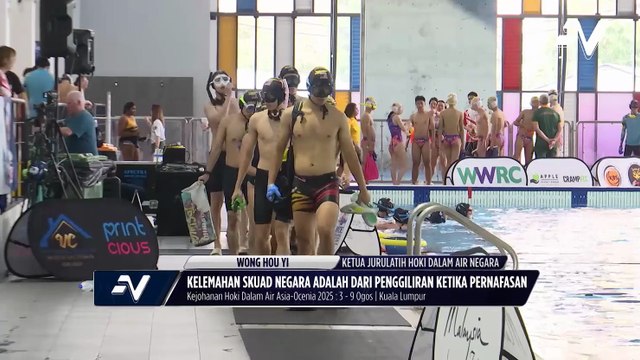 Skuad Hoki Dalam Air Negara akur tewas 2-5 kepada China