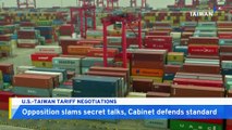 Opposition Blasts 'Secret' U.S. Tariff Talks, Government Defends Standards