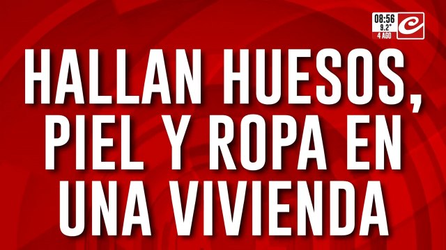 Macabro: hallan huesos, piel y restos humanos desperdigados en una vivienda