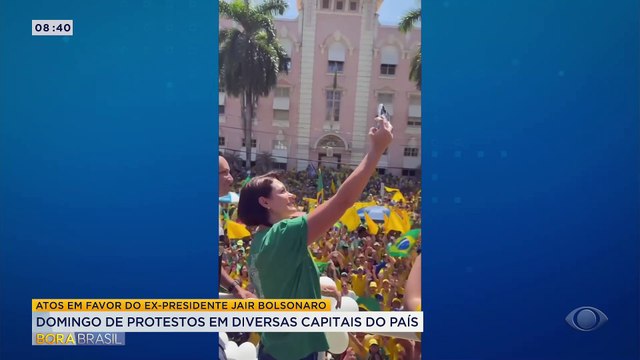 Capitais registram atos pró-Bolsonaro