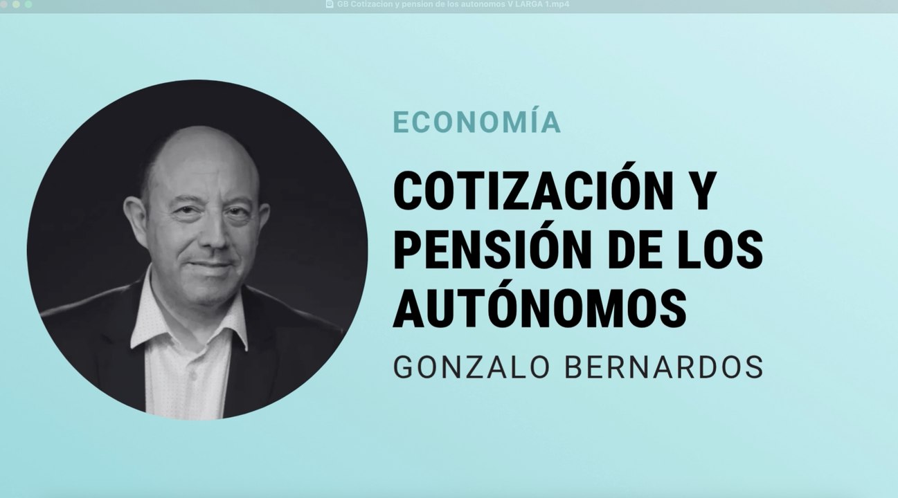 Gonzalo Bernardos - Cotización y pensión de los autónomos (Versión Larga)