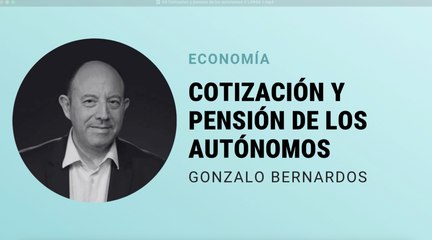 Gonzalo Bernardos - Cotización y pensión de los autónomos (Versión Larga)