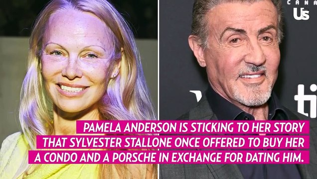 Pamela Anderson Reacts to Sylvester Stallone Denying He Offered Her a House