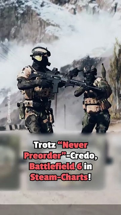 Spieler fragen, was eigentlich aus „Niemals vorbestellen“ geworden ist, während Battlefield 6 die Charts auf Steam erobert