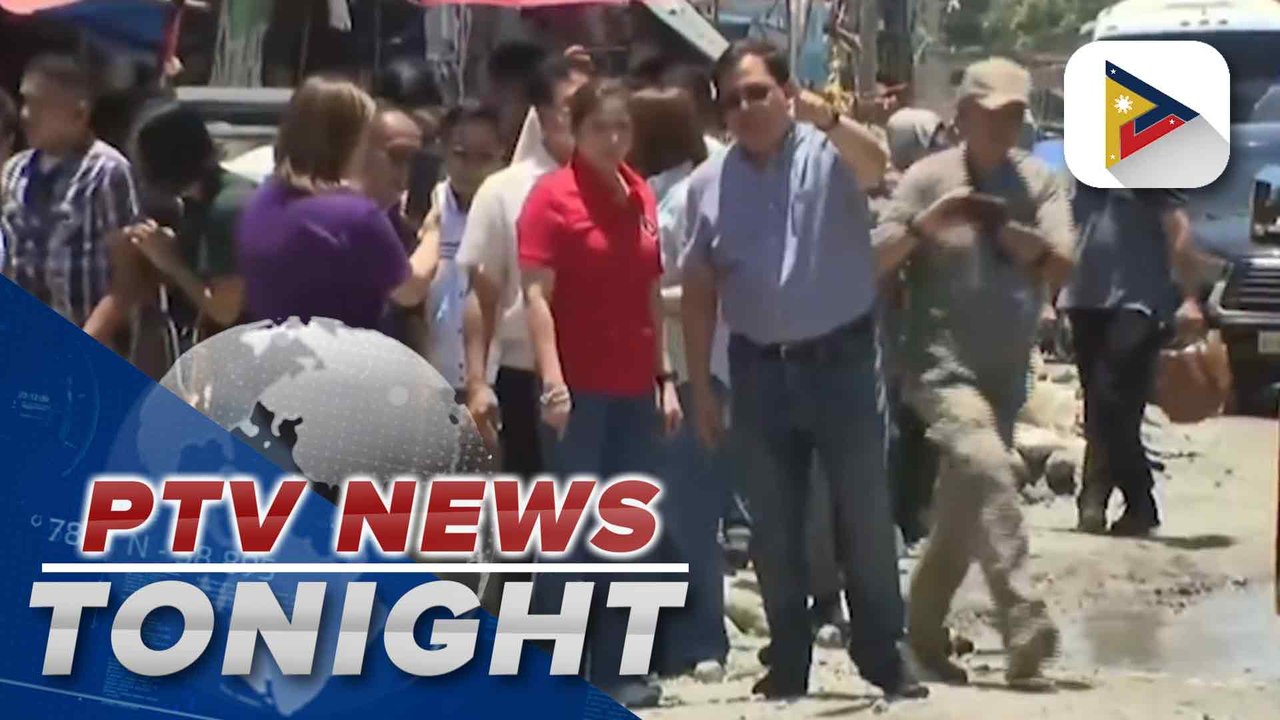 DBM Sec. Pangandaman inspects Apalit-Macabebe Road, collapsed river bank in Arayat, Pampangav