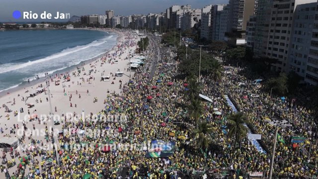 Brésil: manifestations pro-Bolsonaro après les sanctions américaines