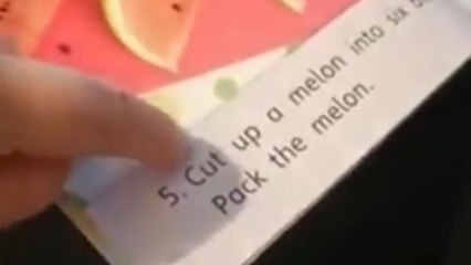 Kid tries to read 'cut' but keeps saying a naughty word instead