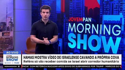 HAMAS divulga vídeo de REFÉM ISRAELENSE cavando a própria COVA