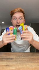 Je congèle des barres chocolatées pour en faire des glaces 😍✨ Trop hâte de voir le résultat ! 🎉🥳✨