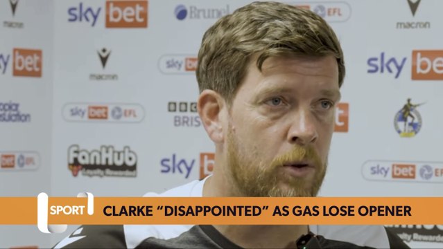 Darrell Clarke “disappointed” as Bristol Rovers lose opener