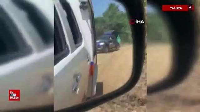 Yalova'da dağlık alanda rahatsızlanan yaşlı kadın için ekipler seferber oldu