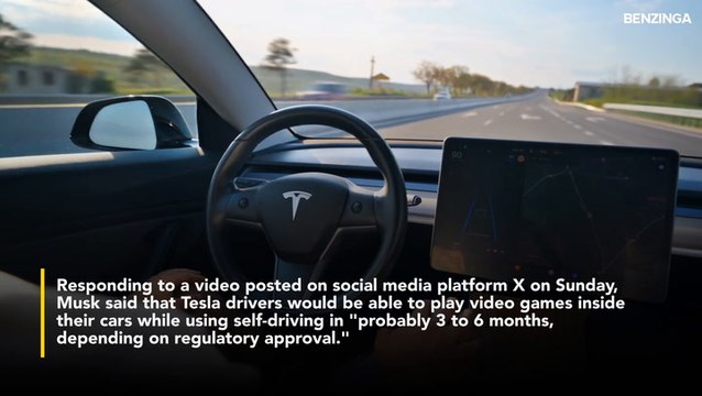 Elon Musk Says Tesla Drivers Could Play Video Games During Self-Driving Mode In 3–6 Months—Talks About Robotaxi Launch In Chicago