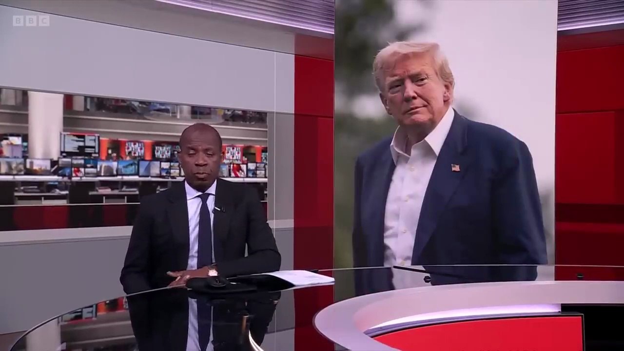 Trump deploys nuclear submarines after _provocative comments_ by former Russian President _ BBC News(720P_HD)