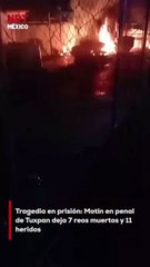 Siete reos mur1eron y once personas resultaron h3ridas tras un motín en el penal de Tuxpan, Veracruz. El conflicto se habría originado por denuncias contra el grupo criminal “Sombra” por extorsiones y abusos dentro del penal.