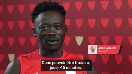 Séville - Adams : "Je suis encore en phase de reprise, mais ce match m’a fait du bien"