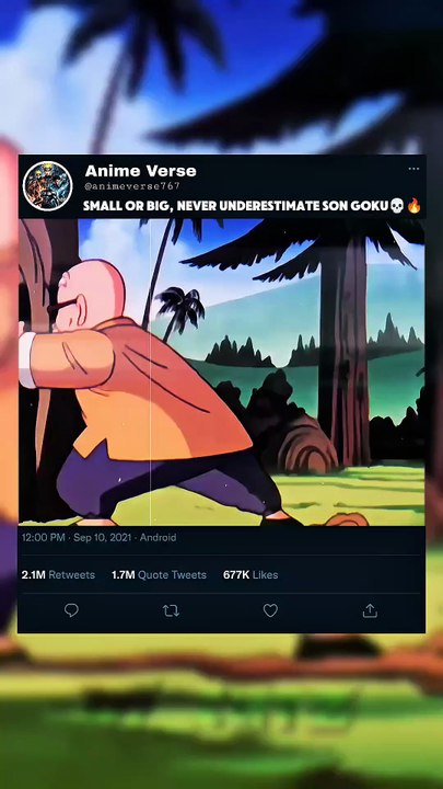 SMALL OR BIG, NEVER UNDERESTIMATE SON GOKU💀🔥  #goku #foryoupage #foryou #anime #viral #grow #fyp