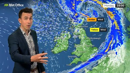 Met Office Monday evening weather forecast 04/08/2025