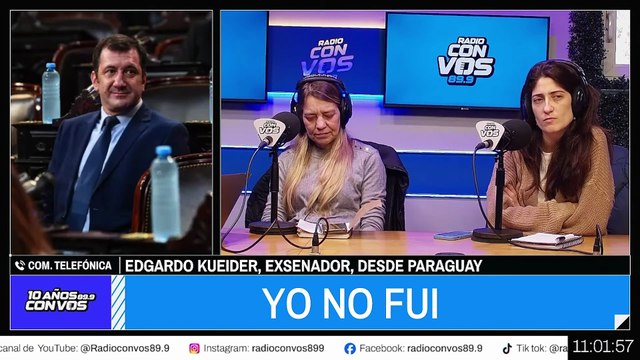 Kueider se resiste a salir de Paraguay y arremete contra Arroyo Salgado