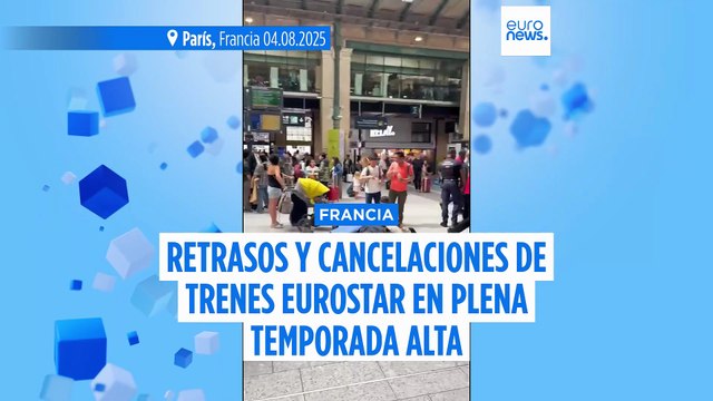 Cancelados los trenes Eurostar en Francia en plena temporada alta de viajes por un apagón al norte de París
