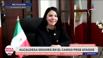 Alcaldesa de Queréndaro seguirá en su cargo pese a ataque | DPC con Paola Rojas