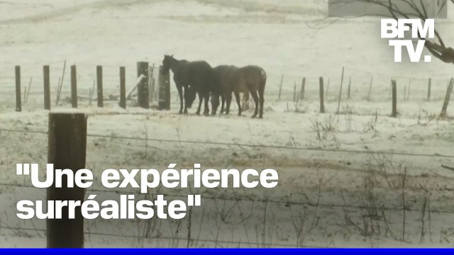 De fortes chutes de neige ont recouvert plusieurs États australiens