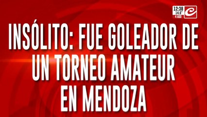 Insólito: el narco brasileño fue goleador en un torneo amateur en Mendoza