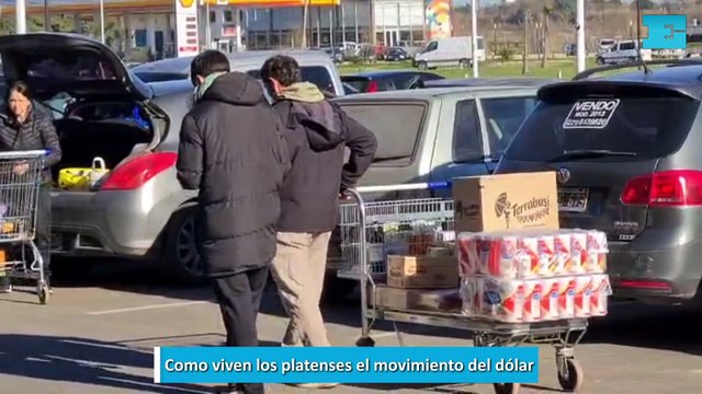 Como viven los platenses el movimiento del dólar