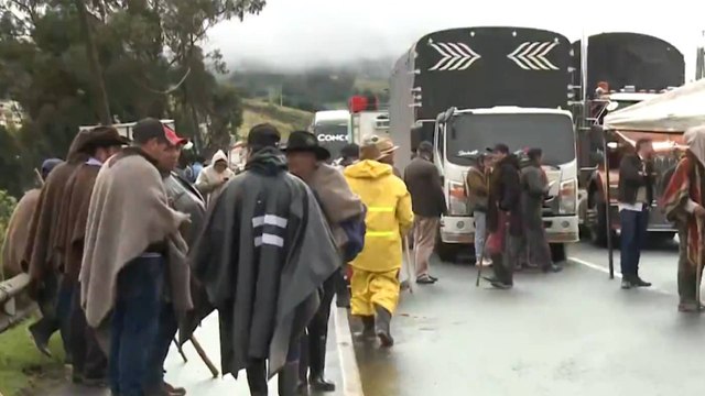 Campesinos y mineros bloquearon nueve vías clave en Boyacá: ¿por qué protestan?