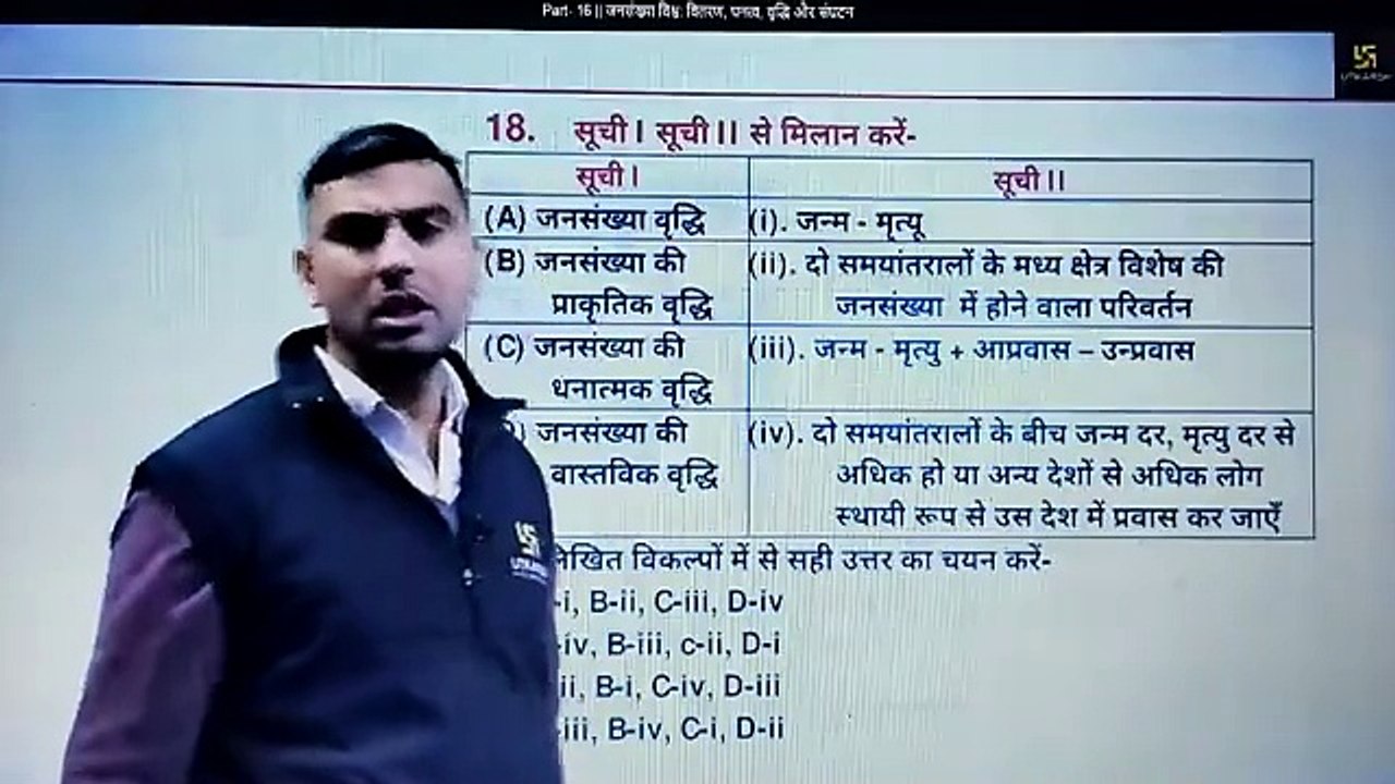 Part- 16  जनसंख्या विश्व वितरण, घनत्व, वृद्धि और संघटन (GEO--मानव भूगोल के मूल सिद्धांत--2--विश्व जनसंख्या वितरण, घनत्व और वृद्धि )