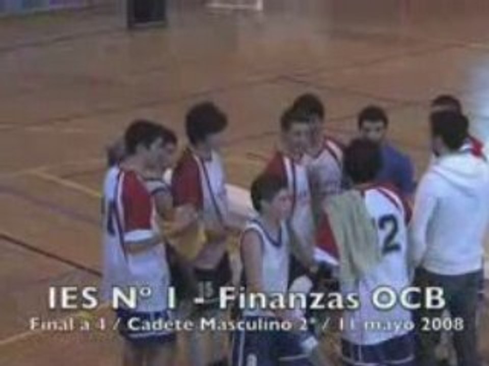 IES nº 1- Finanzas OCB Cadete masculino