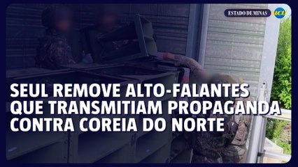Seul remove alto-falantes que transmitiam propaganda contra Coreia do Norte