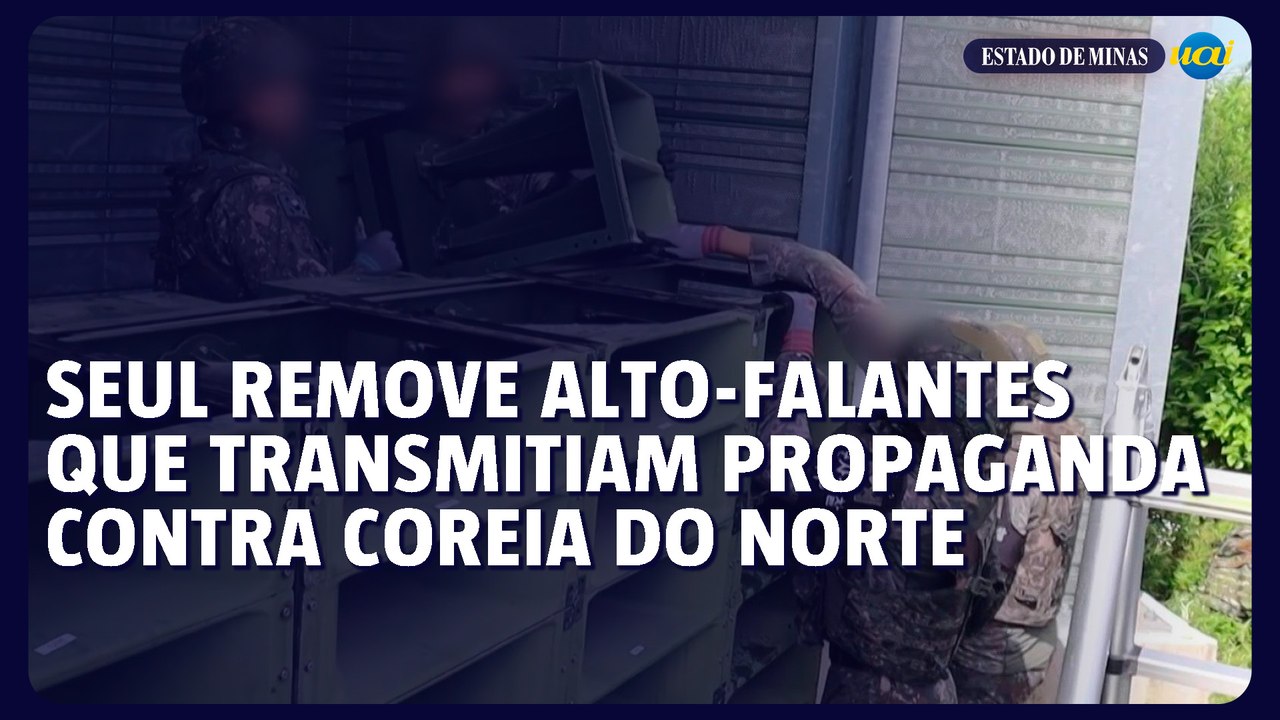 Seul remove alto-falantes que transmitiam propaganda contra Coreia do Norte