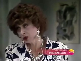 Novela Rainha da Sucata (Cap.123) Dona Armênia quer ações de Maria q diz não, então ela ameaça  bota prédio na chom em 1990.