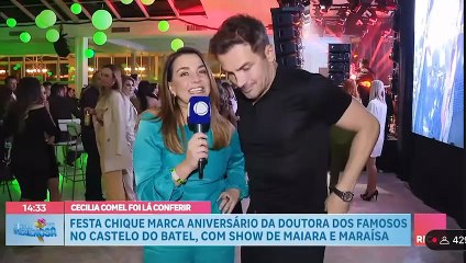 Maiara e Maraisa cantam em festa de esteticista em Curitiba