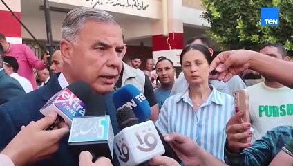 لقاء الفريق أحمد خالد محافظ الأسكندرية واستعداد المحافظة العملية الانتخابية