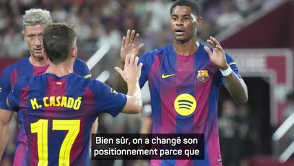 Barcelone - Flick : "Rashford peut jouer en 9 comme en ailier"